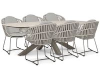 Santika Furniture Santika Amara/Voyage 240x120 cm dining tuinset 7-delig