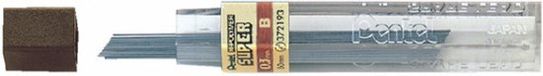 Pentel Potloodstift 0.3mm Zwart per koker B