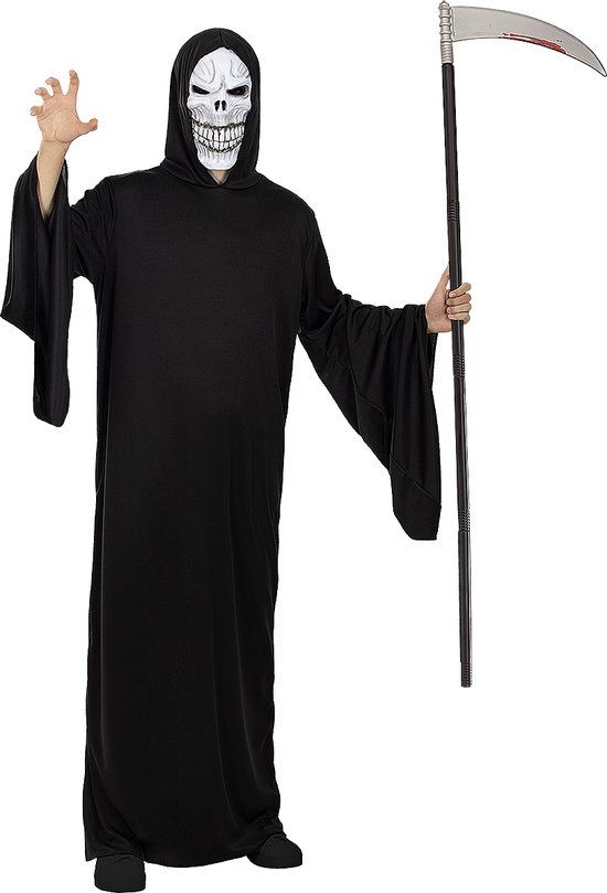 Funidelia Grim Reaper Kostuum voor mannen - Zwart - Maat XXL