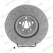 Ferodo DDF1639C-1 Disque de frein avant Ø350mm hauteur