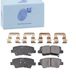 Blue Print ADG042138 Remblokkenset met montagemateriaal, 1 stuk | Compatibel met: HYUNDAI i10 I, i10 II, KIA CARENS IV, RIO III