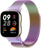 By Qubix Qubix Milanese bandje Multicolor Geschikt voor Xiaomi Redmi Watch 3