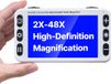 VEVOR Draagbare Digitale Loep, 5-Inch HD Elektronische Leesloep, 2-48x Zoom, 13MP Lens, 26 Kleuren, HDMI-uitgang