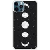Apple Siliconen hoesje compatibel met iPhone 12 Pro Max Moon Phase