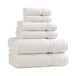 Superior Handdoek, langstapelig gekamd katoen, ivoor, set van 6 stuks