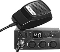 Midland M-zero Plus - AM/FM - CB radio - 27 MHz - Black