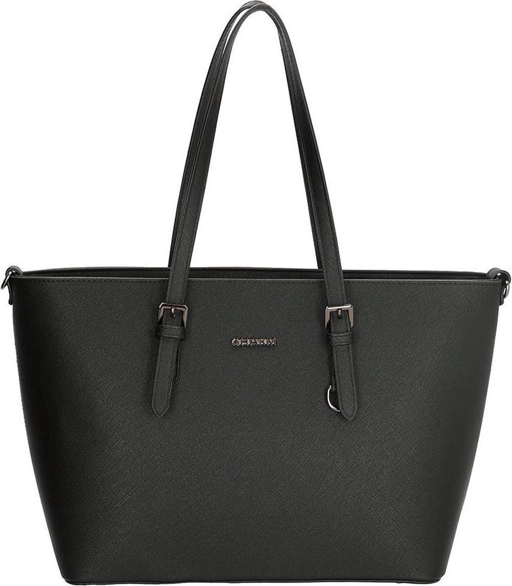 Charm London Birmingham Dames Shopper - Zwart