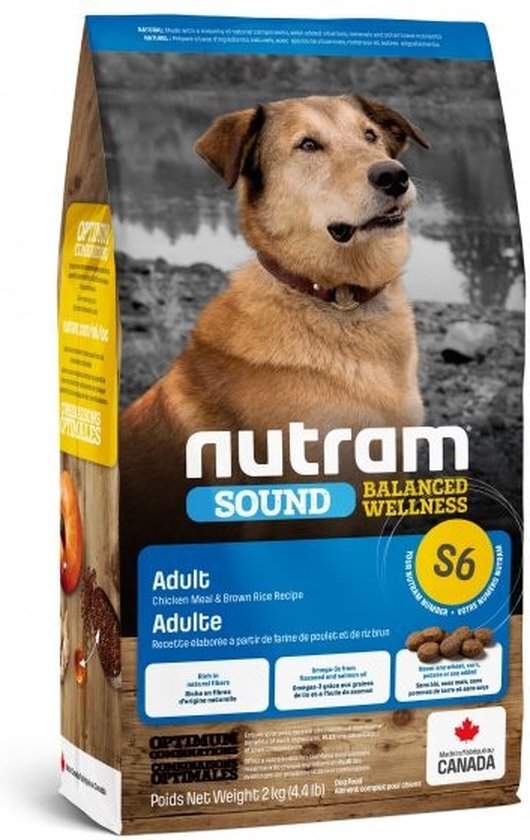 Nutram hondenvoer Adult S6 11,4 kg - Hond