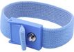 Quadrios ESD-armband Blauw Drukknop 4 mm