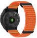By Qubix Qubix Nylon Sport Loop bandje - Oranje - 22mm Quickfit - Geschikt voor Garmin Instinct 3 / Instinct E - 45mm