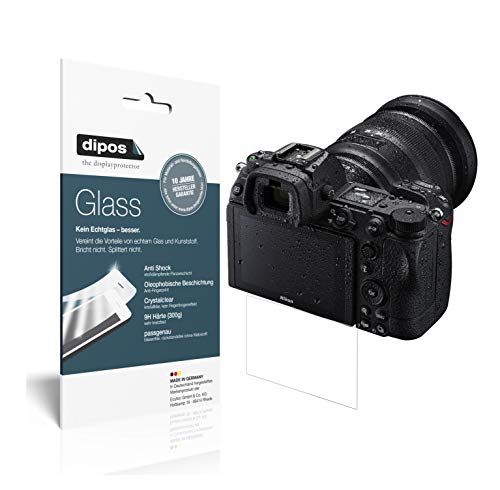 dipos I 9H pantserfolie, compatibel met Nikon Z6 II, beschermfolie, displayfolie