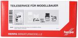 Herpa Accessoire Onderdelen Servicecabine Mercedes-Benz Actros Streamspace 2.3 met zijventilatie (2 stuks) in schaal 1:87, miniatuurmodel, kunststof