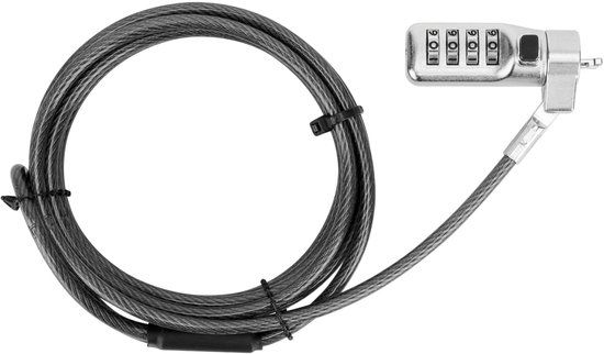 Targus DEFCON CPact ResettableCombo R Zwart 1.9 m