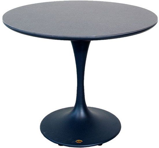 Oosterik Home Bridgeport dining tafel midnight grey dia. 90 cm
