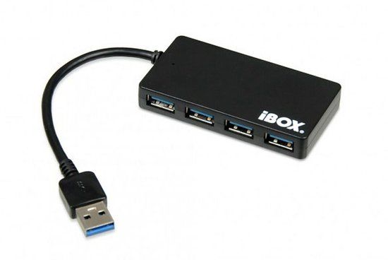 Ibox IUH3F56 Hub Usb 3.0 Splitter Zwart