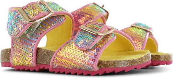 Go Banana's Sandaal – Rainbow - Sandalen Kind - Meisjes - Rainbow - Pailletten - Maat 32