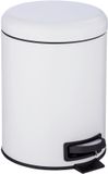 Wenko Afvalemmer Leman 5 liter mat wit