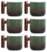 Ensemble de 6 tasses à expresso en grès, 70 ml