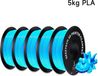 PLA-filament - Filament pour imprimantes 3D, 1,75 mm - Précision ±0,03 mm - Longueur 343 mètres - Bleu eau