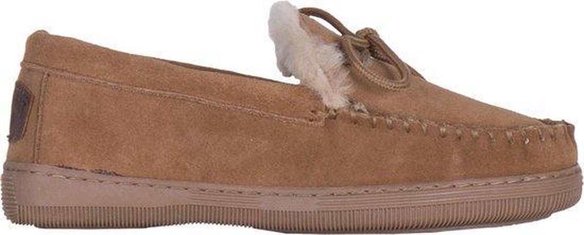 Warmbat Koala Suede Dames Pantoffels - Camel - Maat 36