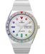 Timex Q 36 mm dameshorloge - Zilverkleurige roestvrijstalen uitbreidingsband, zilverkleurige wijzerplaat, zilverkleurige kast, TW2V66000