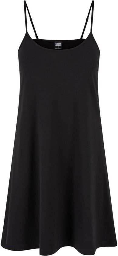 Urban Classics Stretch Jersey Hanger Dames Mini-jurk - Zwart - S
