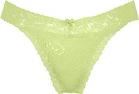 Hunkemöller Dames Lingerie String Madison - Groen - maat XS
