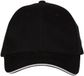 Black & Match IMBRETEX SAS 6-panel pet Black & Match - One size - zwart/zilver