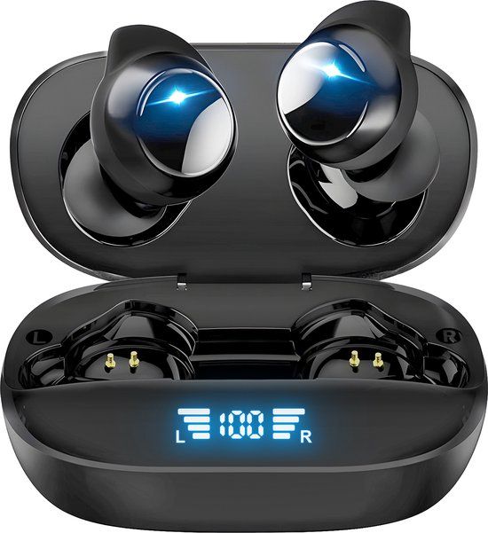 Siltcon SoundWave Pro Sport - Volledig Draadloze Oordopjes - Zwart