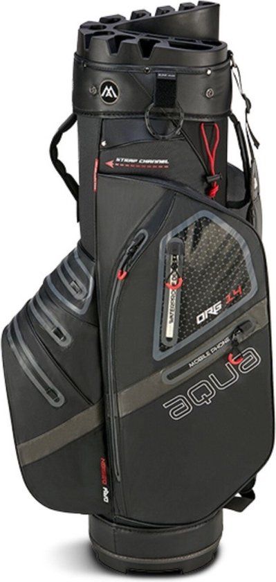 Big Max Aqua Silencio 4 Cart Bag - Black