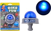 Johntoy Bike Fun Duitse politie sirene blauw met licht