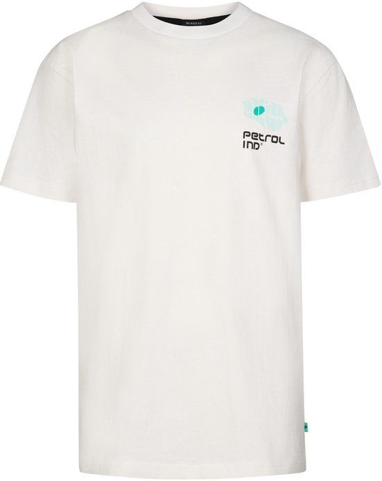 Petrol Industries Jongens T-shirt met grafische rugprint Aguila - Wit - Maat 140
