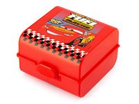 Lulabi Disney Cars Lunchbox, polypropyleen, 3 plaatsen, met bestek