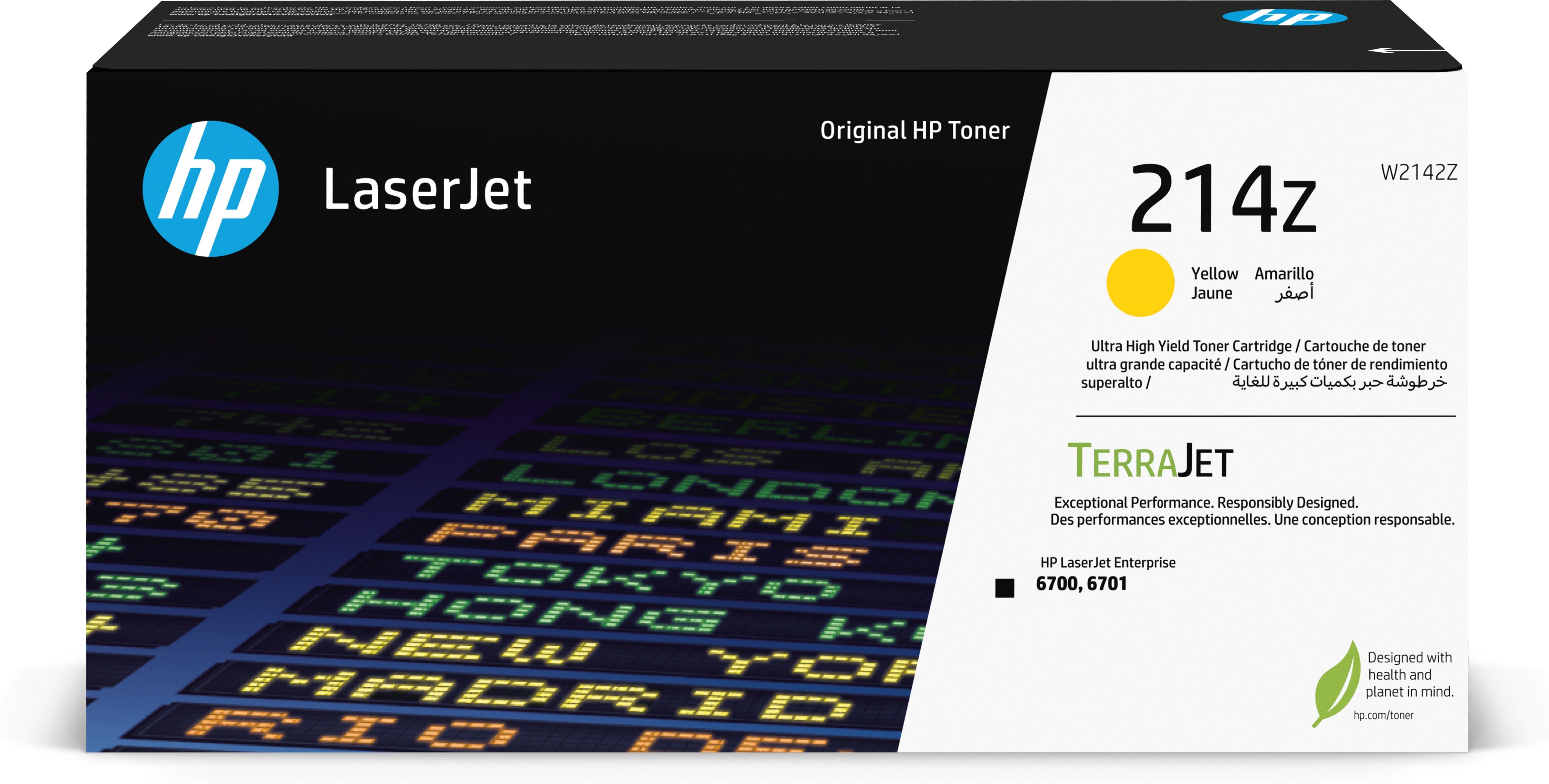 HP 214Z originele ultra high-capacity LaserJet-tonercartridge, geel