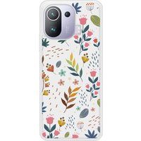 Xiaomi Mi 11 Fleurs colorees Verstevigd hoesje met sublimatie bedrukking