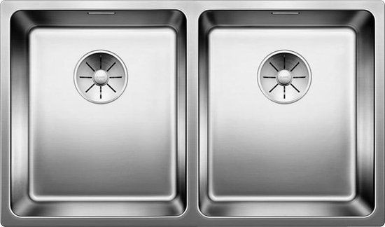 Blanco Andano 340/340 - Spoelbak, 74.5 cm, rvs 522981