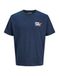 JACK&JONES JJLEGEND TEE SS CREW NECK Heren T-shirts M Katoen Navy Blazer