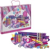 Craft Knutselkoffer set - voor kinderen - 500+ artikelen - Roze