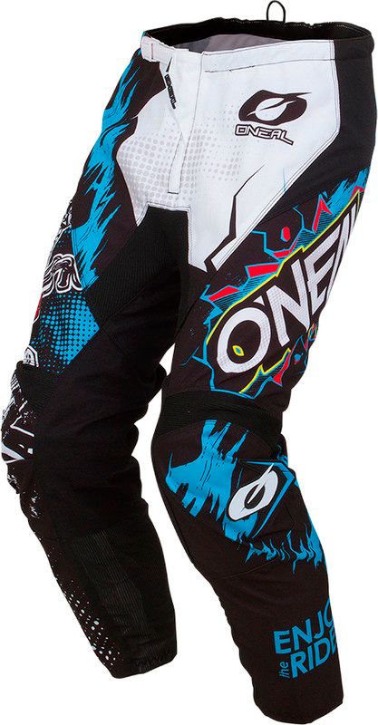 O'Neal Element Broek Heren, wit/bont