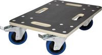 ECD Germany Meubeldolly 35 x 50 cm van multiplex met parkeerrem Laadvermogen 800 kg