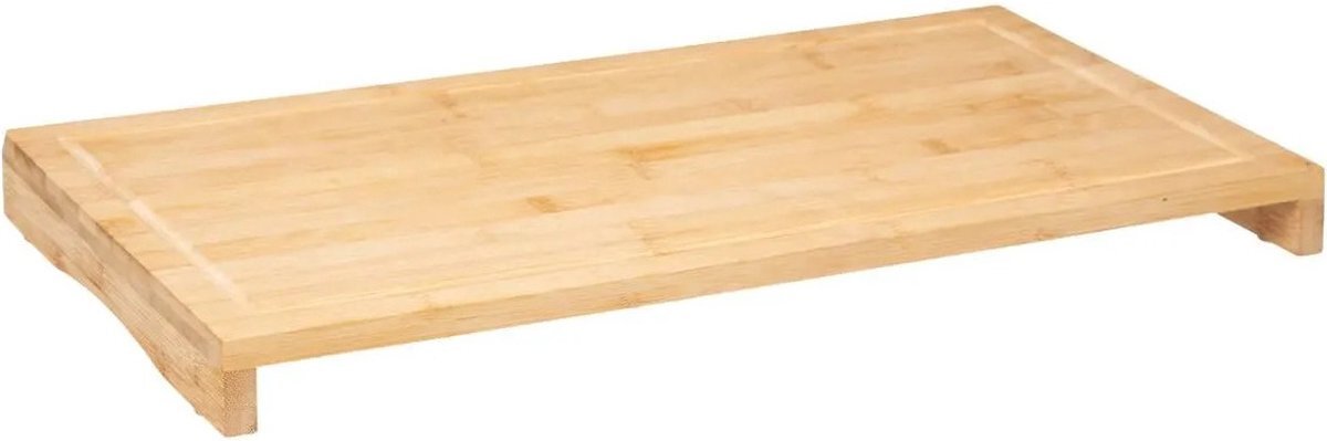5five Grote snijplank rechthoek 52 x 28 cm van bamboe hout - Serveerplank - Broodplank