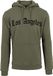 Mister Tee Los Angeles Wording Hoody Olive-S