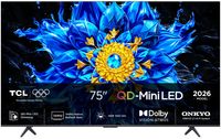 TCL P8L / QLED tv / 75 inch / 2026