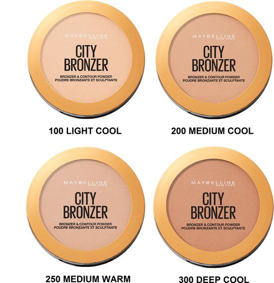 Maybelline City Bronzer Bronzer & Countour Powder - 250 Medium Warm - 51,4 gr.