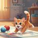 Friendly cat: A Sweet Story of Love, Care, and Playful Happy Pet Cat