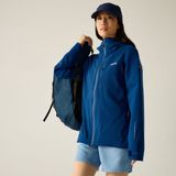 Regatta Dames Oklarna Waterdichte Wandeljas met Capuchon Bleu