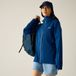 Regatta Dames Oklarna Waterdichte Wandeljas met Capuchon Bleu