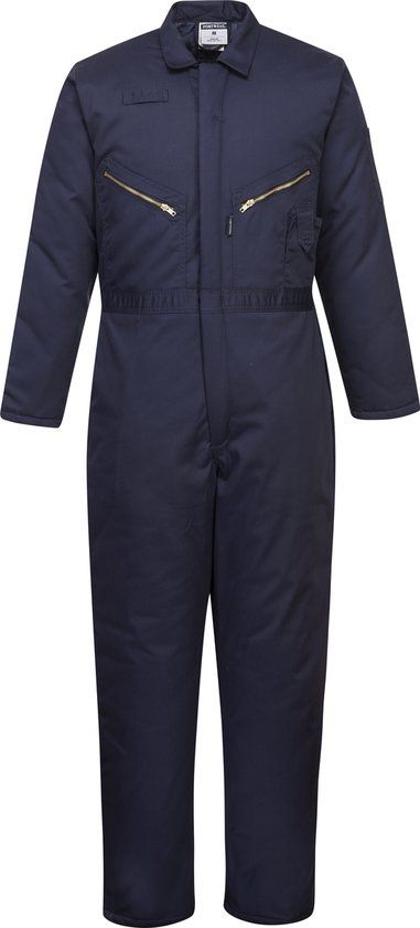 Portwest S816 Orkney Gevoerde Overall - Marine - Maat M - Unisex