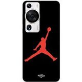 Huawei P60 Pro Jordan logo 23 nike basketbal couleur rouge Maniacase