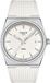 Tissot T1374101701100 PRX montre à quartz avec boîtier en acier inoxydable 316L, blanc et caoutchouc